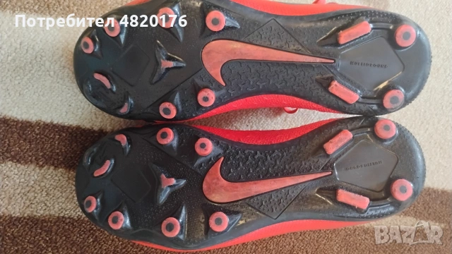 Футболни бутонки Nike phantom, използвани номер 38, снимка 4 - Футбол - 54821889