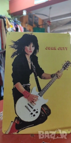 Joan Jett-метална табела(плакет), снимка 2 - Китари - 54488362