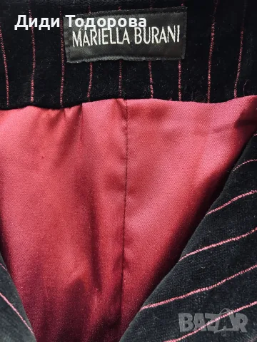 Италианско дизайнерско палто/сако Mariella Burani (L/XL), снимка 4 - Палта, манта - 55456819