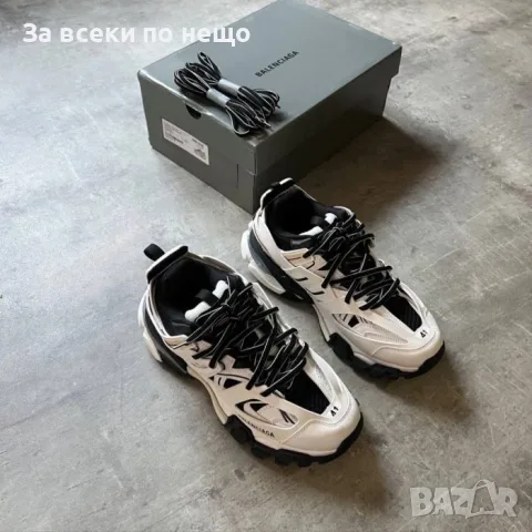 Balenciaga Track Sneaker "White/Black" Унисекс👟Дамски Маратонки👟Мъжки Спортни Обувки Код ch98, снимка 2 - Маратонки - 55510924