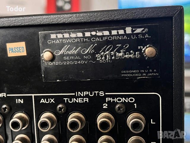 Marantz 1072, снимка 3 - Ресийвъри, усилватели, смесителни пултове - 54256359