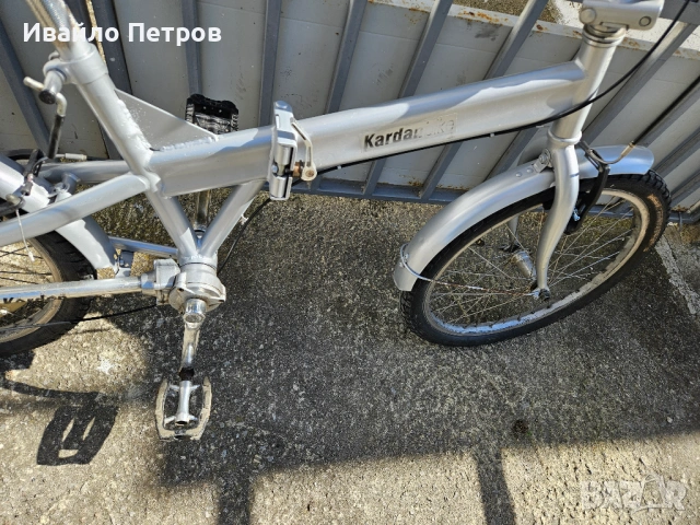 Сгъваем велосипед 20 цола с кардан KARDANBIKE-шест месеца гаранция, снимка 6 - Велосипеди - 54308971