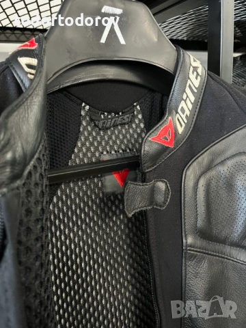 Кожен мото екип DAINESE ASPIDE ,52 M/L ,2 части, ,гърбица протектори,оригинален 682.58 лв. / 349 €, снимка 5 - Аксесоари и консумативи - 54952600