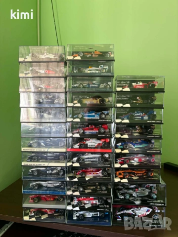      	продавам формула 1 колекция мащаб 1.43 от 1974 г. - 2025 г. - договаряне     , снимка 3 - Колекции - 53755522