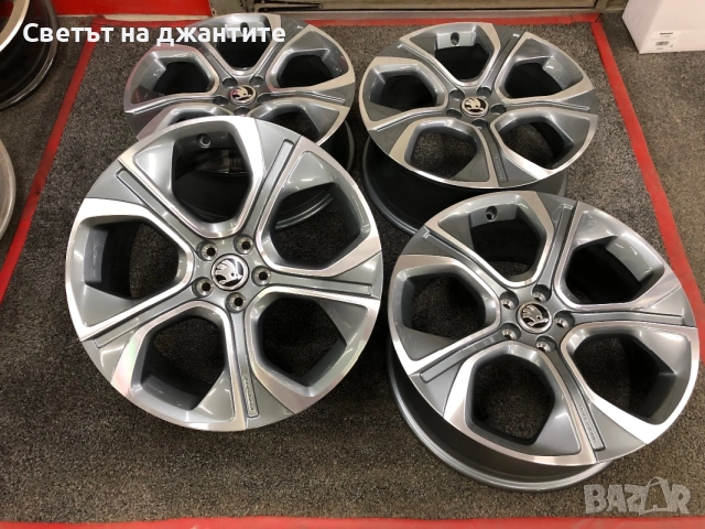 Джанти 18 Цола 5х100 VW T-Roc Tiago Skoda Scala Kamiq Audi A1 Нови Оригинални, снимка 3 - Гуми и джанти - 54968463