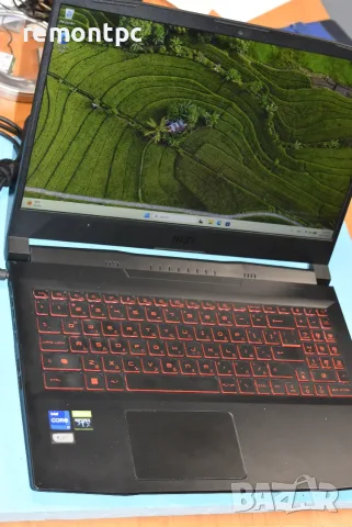 MSI Katana GF66 12UG 15.6 I7 12700H  144 HZ FHD Батерия и зарядно, снимка 2 - Лаптопи за дома - 55492629
