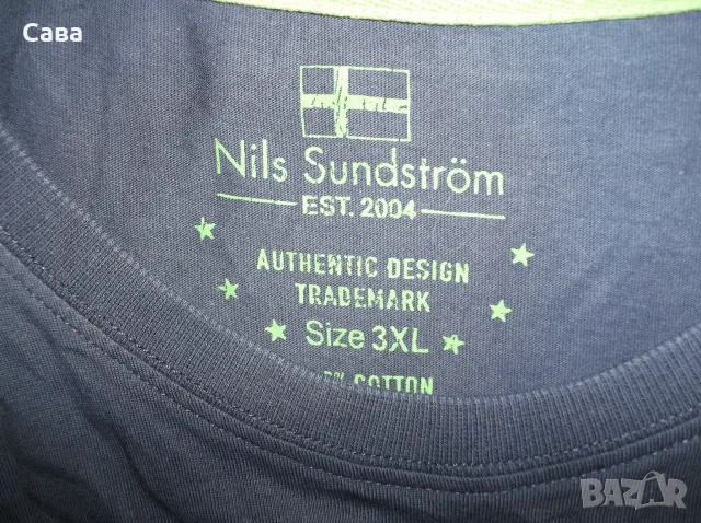 Тениски NILS SUNDSTROM  мъжки,2-3ХЛ, снимка 8 - Тениски - 55683844