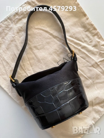 By Far черна чанта от естествена кожа нова