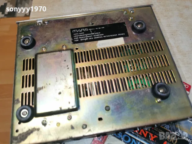 MARS MV-100 HI-FI AMPLIFIER ВНОС GERMANY 1008261012L4, снимка 10 - Ресийвъри, усилватели, смесителни пултове - 55610516