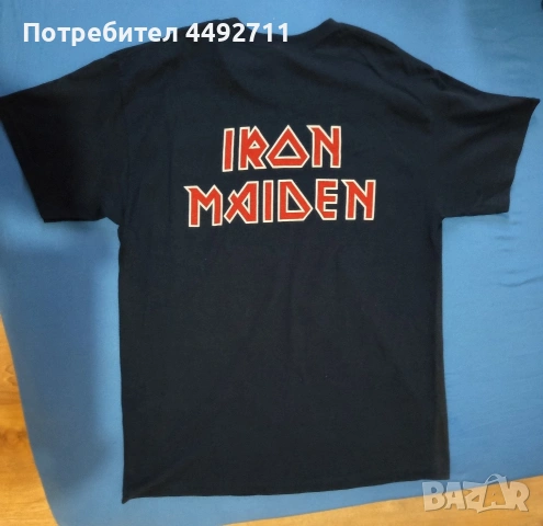 Продавам нова фланелка на IRON MAIDEN , снимка 2 - Тениски - 54389017
