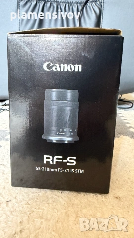 Обектив Canon RF-S 55-210mm F5-7.1 IS STM, снимка 3 - Обективи и филтри - 54967291