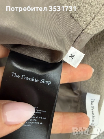 The Frankie shop вълнени къси шорти в бежово - размер М, снимка 4 - Къси панталони и бермуди - 54986696