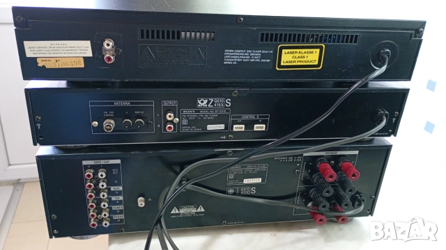 Обща цена SONY уредба усилвател тунер сд плеър цд плеар cd player tuner amp сони система, снимка 5 - Аудиосистеми - 55280784