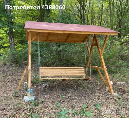 Градинска люлка, люлка на верандата , снимка 3 - Градински мебели, декорация  - 54015705