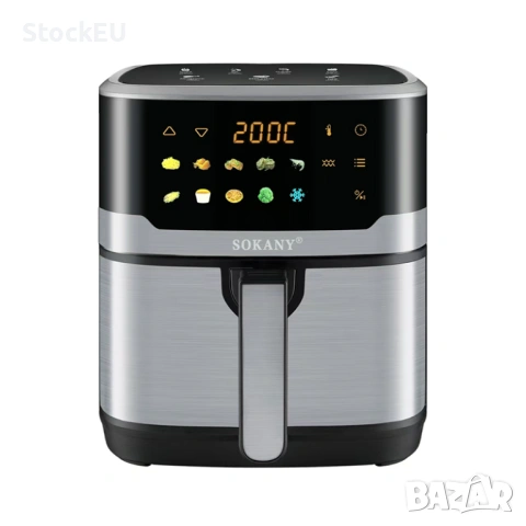 Аir fryer Sokany 2200W 12л Еър фрайър Фритюрник с горещ въздух