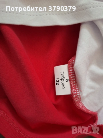 Памучна блузка 122размер, снимка 2 - Детски Блузи и туники - 54157308