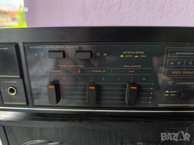 Усилвател Pioneer SA-570, снимка 5 - Ресийвъри, усилватели, смесителни пултове - 54881557