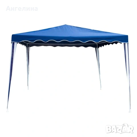 Шатра Muhler G1015 300x300xH250cm, синя, снимка 7 - Градински мебели, декорация  - 55119677