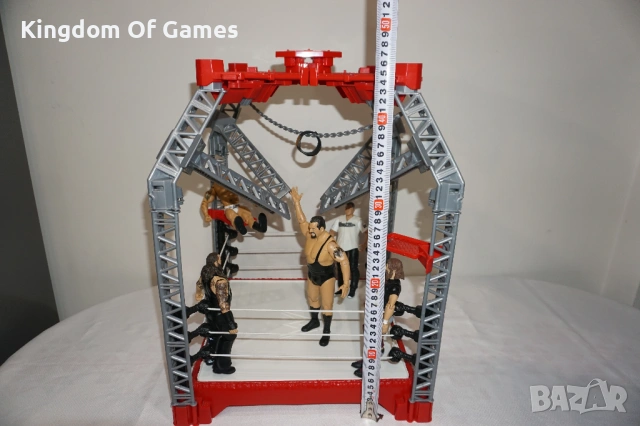 Рядък Кеч Ринг WWE CREATE A WWE SUPERSTAR RING BUILDER, снимка 13 - Колекции - 54275372