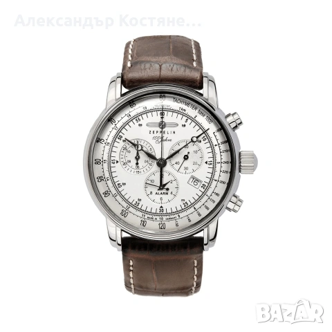 Нов часовник Zeppelin 7680-1 100 Years Zeppelin Chronograph - гаранция