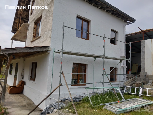 Мазилка върху стара мазилка , снимка 10 - Ремонти на къщи - 53004733