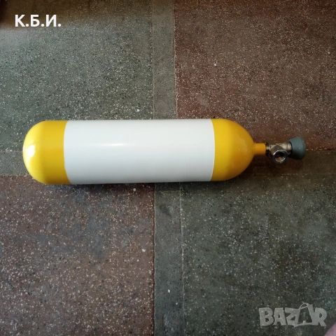 Продавам желязна бутилка Dräger - 1 брой - 6L - 300 BAR - АТМОСФЕРИ работно налягане, снимка 3 - Въздушно оръжие - 54425282