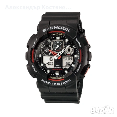 Нов часовник Casio G-Shock GA-100-1A4ER - гаранция
