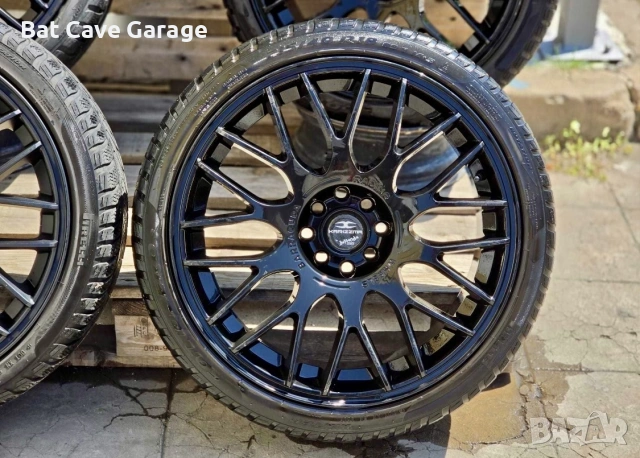 18” Джанти 4x108 / 4x100 ET38 8J с гуми Pirelli Sottozero, снимка 5 - Гуми и джанти - 55184131
