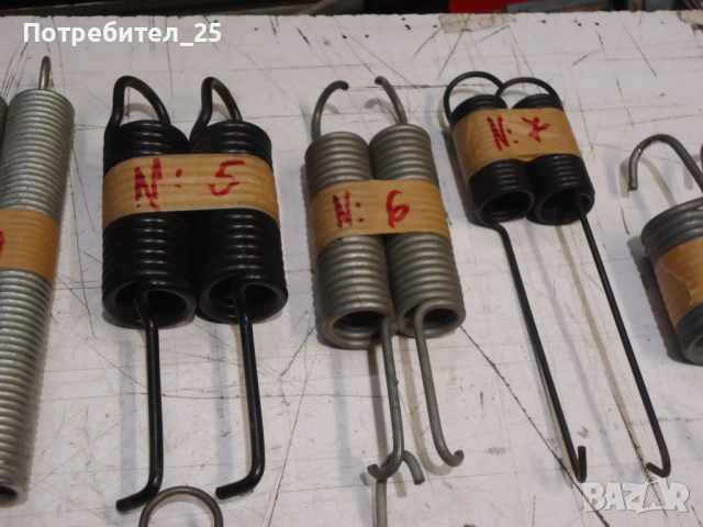 Пружини за опън , снимка 3 - Резервни части за машини - 52556322