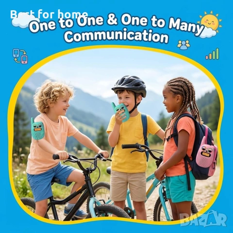 Радиостанции за деца, 3 мили с обхват, 22 канала, двупосочно радио за момчета и момичета , снимка 6 - Радиокасетофони, транзистори - 54127135