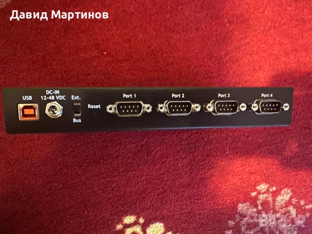 4-портов USB към RS-232/422/485 сериен конвертор, снимка 2 - Суичове - 54762318