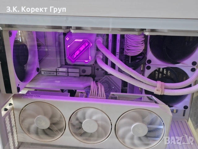 Настолен геймърски компютър [RYZEN 7 7800X3D / 2X16GB RAM DDR5 (32GB RAM) / Hellhound 16GB GDDR5, снимка 2 - Геймърски - 55240703