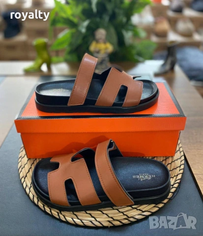 Hermes Нови Дамски Чехли Различни Цветове Ерме , снимка 3 - Чехли - 55288893