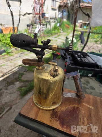 Ретро месингова бензинова горелка (лампа) - 1 литър 