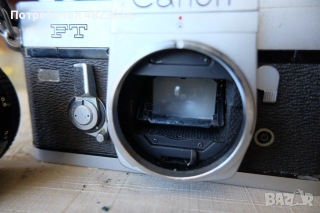 Canon FT QL & Canon FD 50mm F1.8 Lens. Canon FD Mount, снимка 15 - Фотоапарати - 54552274