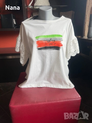 ВСИЧКО ПО 7€ ЗА БРОЙ! Туники , блузи, панталони НАМАЛЕНИ!, снимка 7 - Тениски - 54130612