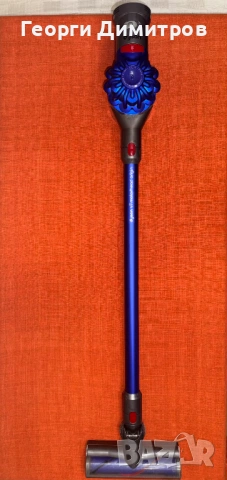 Вертикална прахосмукачка Dyson V7 Motorhead Origin - чисто нова батерия, 350 W 21.6V, 0.54 л Син/Сив, снимка 2 - Прахосмукачки - 54615545