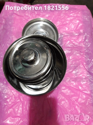 Комплект буркани от неръждаема стомана, снимка 3 - Други стоки за дома - 54047038