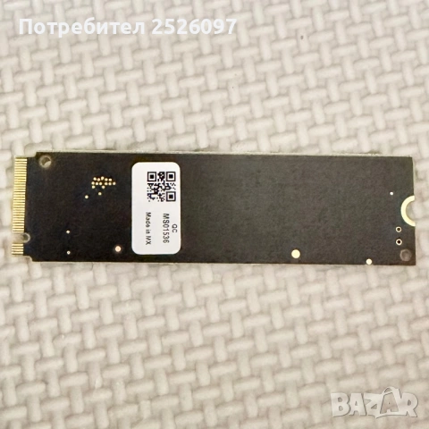Crucial P2 1TB NVMe M.2 2280 1024GB PCIe Gen3, снимка 2 - Части за лаптопи - 54146930