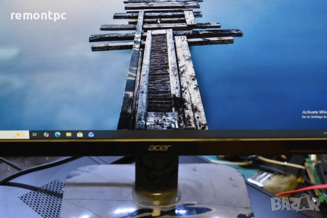 Монитор 23.6" Acer KA240HQ Full HD тви входа, снимка 3 - Монитори - 54916608