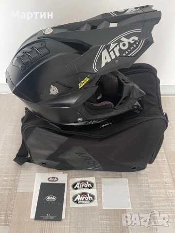 Кросова каска Airoh Aviator 3 - S, снимка 6 - Аксесоари и консумативи - 54866471