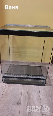 Нов терариум 50×40×60см., снимка 3 - Терариуми и оборудване - 55675369