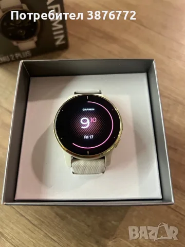 Дамски часовник GARMIN VENU 2 plus, 43mm, White, снимка 2 - Смарт часовници - 55327252