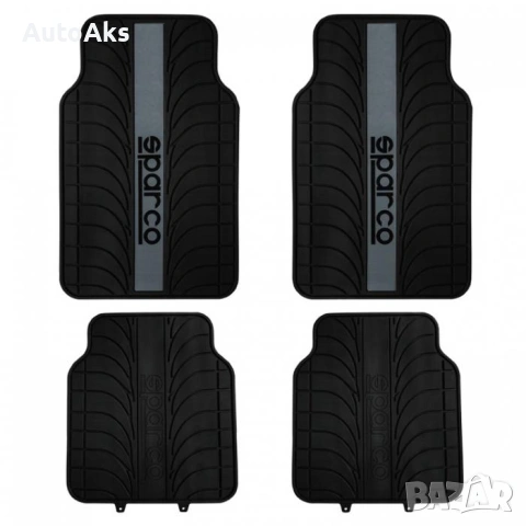 Универсални PVC стелки за автомобил / кола Sparco - сиви или червени