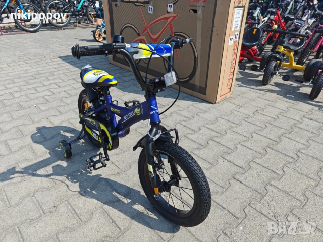 X Детски велосипед 14" RAPID blue, снимка 5 - Велосипеди - 54395035