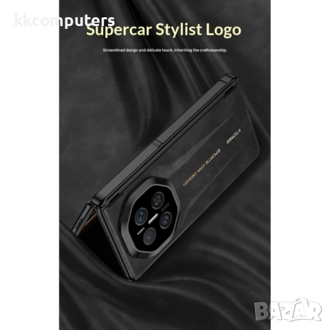 GKK Калъф за Huawei Mate X7 с магнитна защита на пантата, стойка и протектор – 3 цвята, снимка 6 - Калъфи, кейсове - 54218858