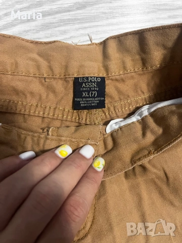 Детски къси панталони U.S. Polo Assn. – размер 7 години, снимка 2 - Детски панталони и дънки - 55065796