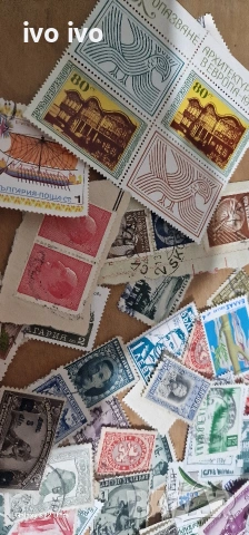 500+ пощенски марки от цял свят, но повечето са стари български, снимка 10 - Филателия - 54218135