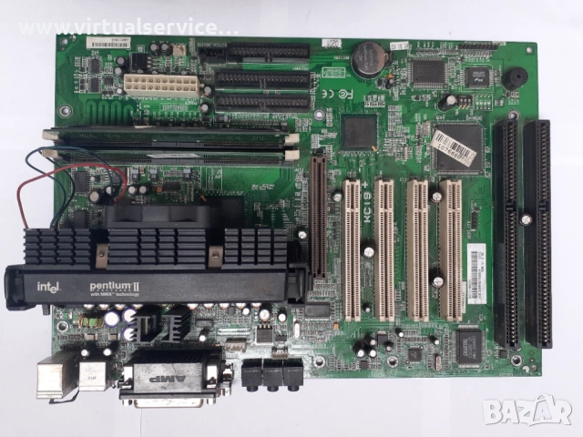 Ретро дъно Slot1 с RAMBUS и Pentium1/350