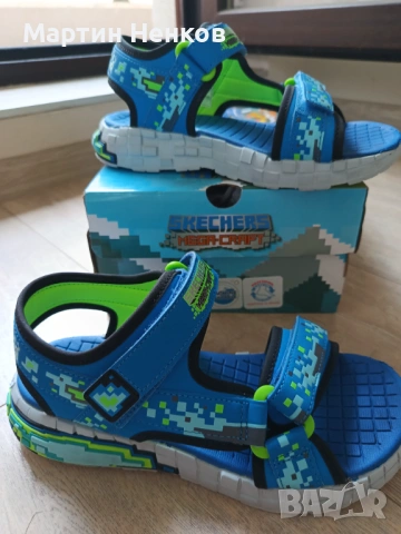 Сандали Sketchers Minecraft 35 номер, снимка 7 - Детски сандали и чехли - 54653615